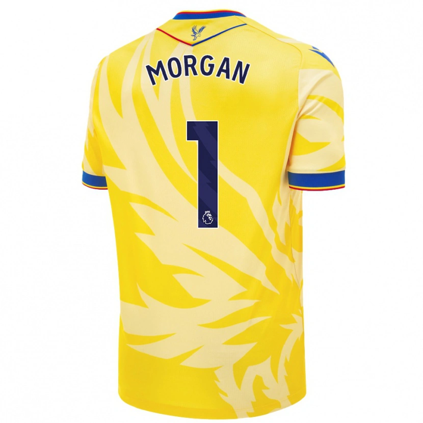 Danxen Hombre Camiseta Chloe Morgan #1 Amarillo 2ª Equipación 2024/25 La Camisa México