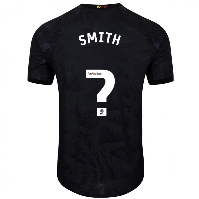 Danxen Hombre Camiseta Max Smith #0 Negro Blanco 2ª Equipación 2024/25 La Camisa México