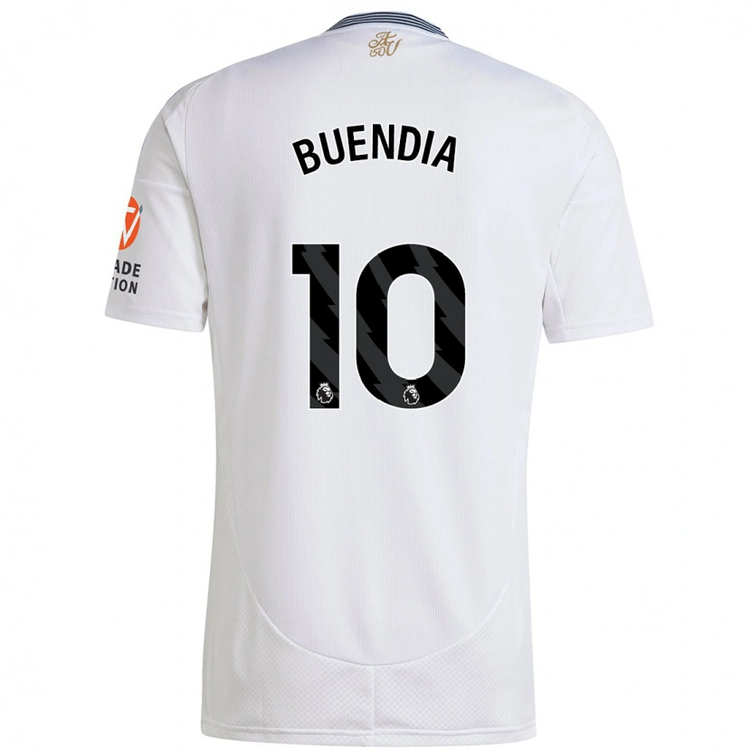 Danxen Hombre Camiseta Emiliano Buendía #10 Blanco 2ª Equipación 2024/25 La Camisa México