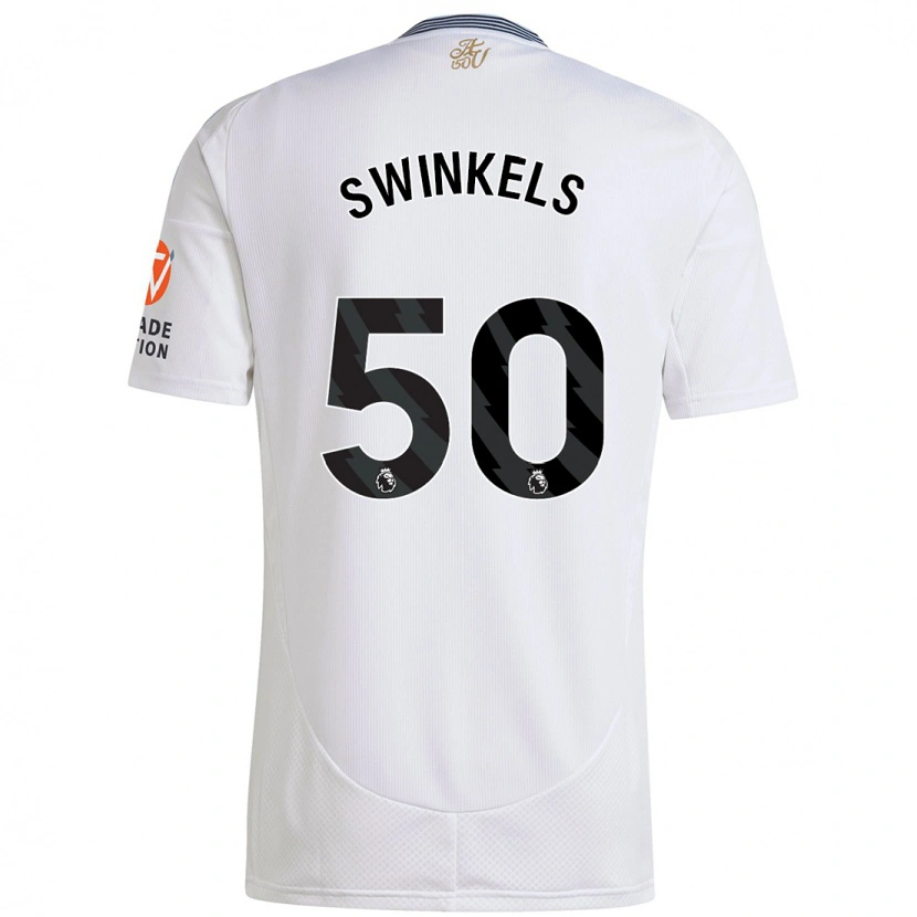 Danxen Hombre Camiseta Sil Swinkels #50 Blanco 2ª Equipación 2024/25 La Camisa México