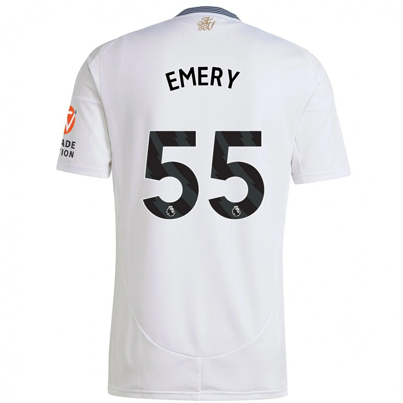 Danxen Hombre Camiseta Lander Emery #55 Blanco 2ª Equipación 2024/25 La Camisa México