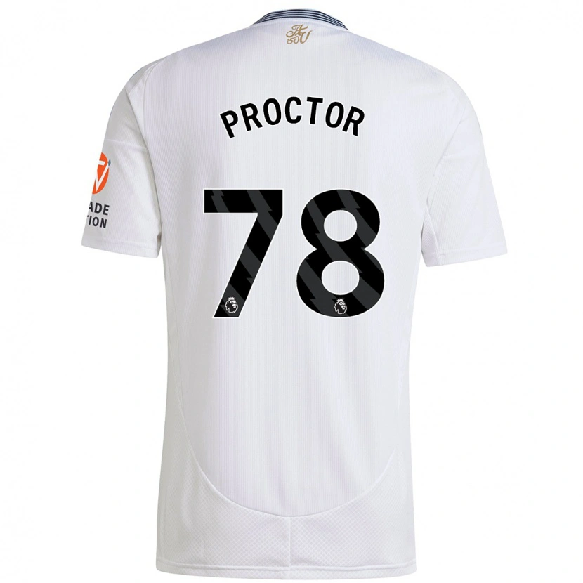 Danxen Hombre Camiseta Sam Proctor #78 Blanco 2ª Equipación 2024/25 La Camisa México