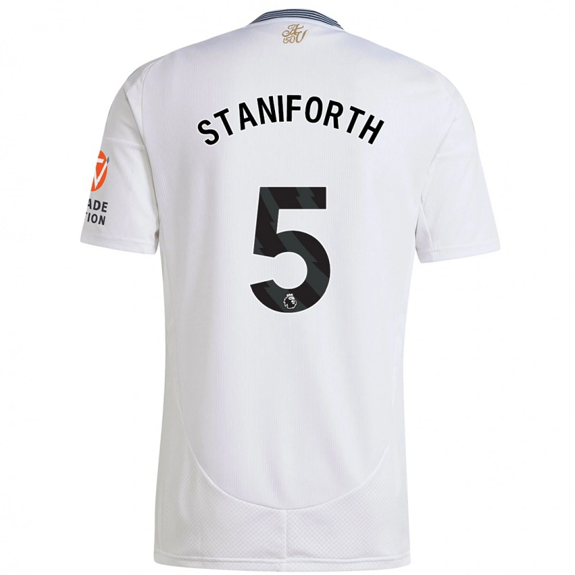 Danxen Hombre Camiseta Lucy Staniforth #5 Blanco 2ª Equipación 2024/25 La Camisa México