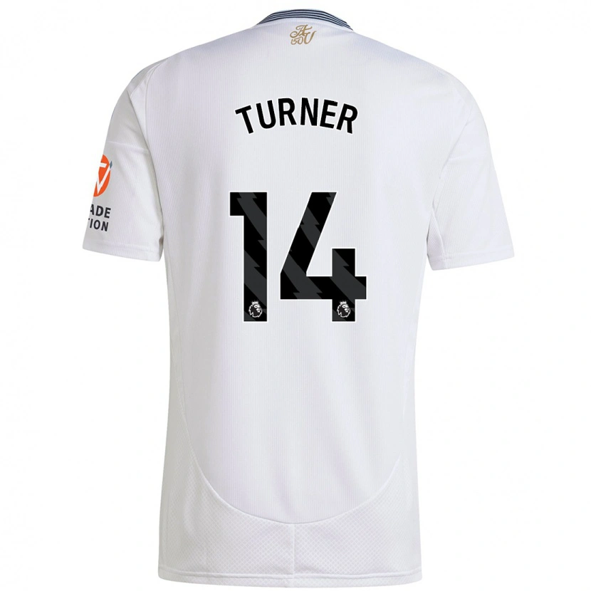 Danxen Hombre Camiseta Danielle Turner #14 Blanco 2ª Equipación 2024/25 La Camisa México
