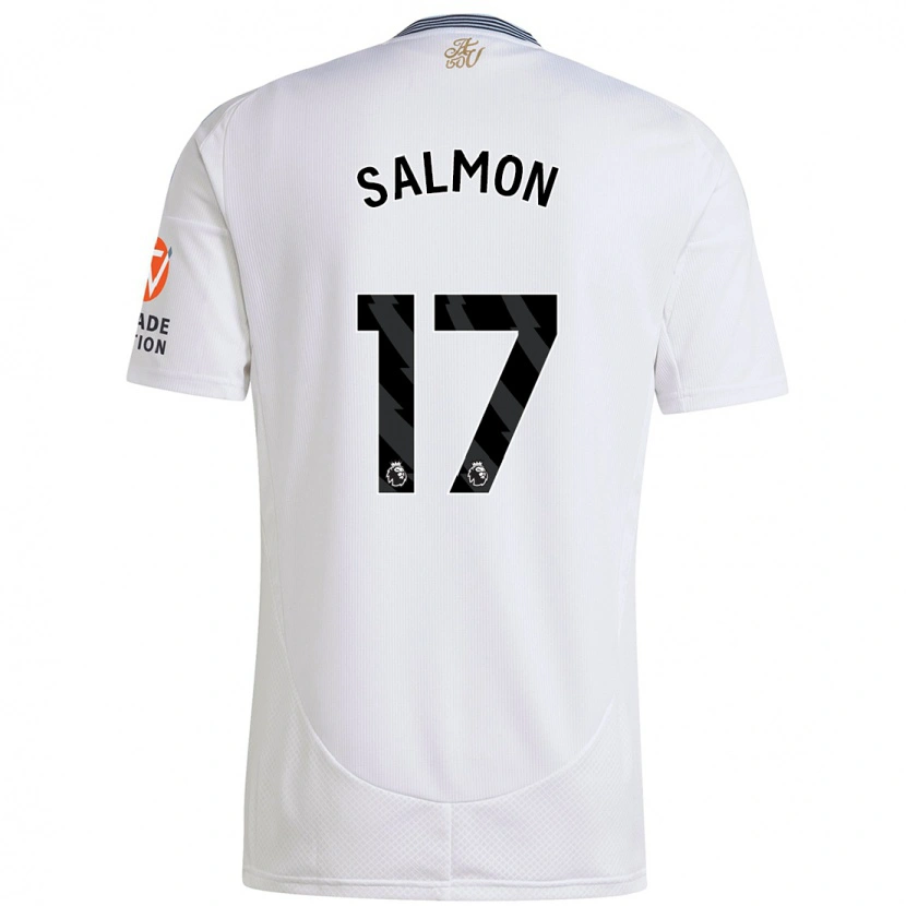 Danxen Hombre Camiseta Ebony Salmon #17 Blanco 2ª Equipación 2024/25 La Camisa México