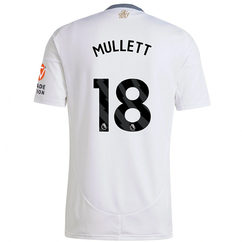 Danxen Hombre Camiseta Georgia Mullett #18 Blanco 2ª Equipación 2024/25 La Camisa México