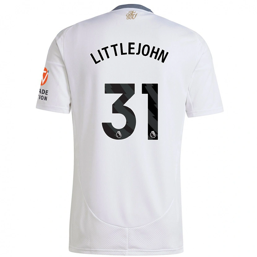 Danxen Hombre Camiseta Ruesha Littlejohn #31 Blanco 2ª Equipación 2024/25 La Camisa México