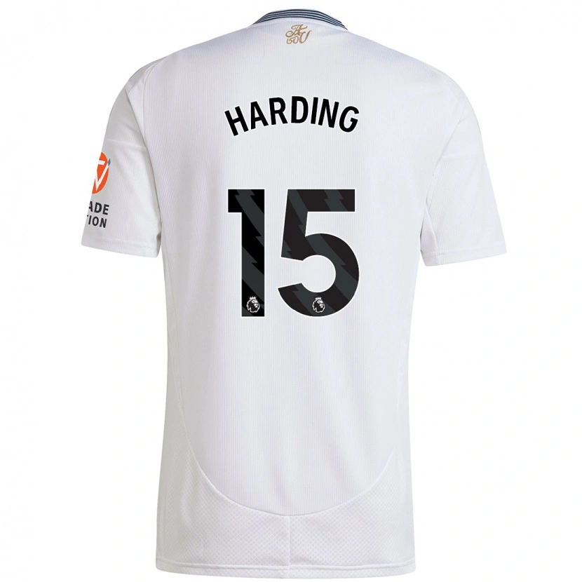 Danxen Hombre Camiseta Natasha Harding #15 Blanco 2ª Equipación 2024/25 La Camisa México