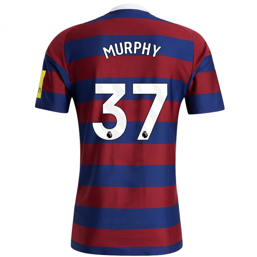 Danxen Hombre Camiseta Alex Murphy #37 Burdeos Azul Marino 2ª Equipación 2024/25 La Camisa México
