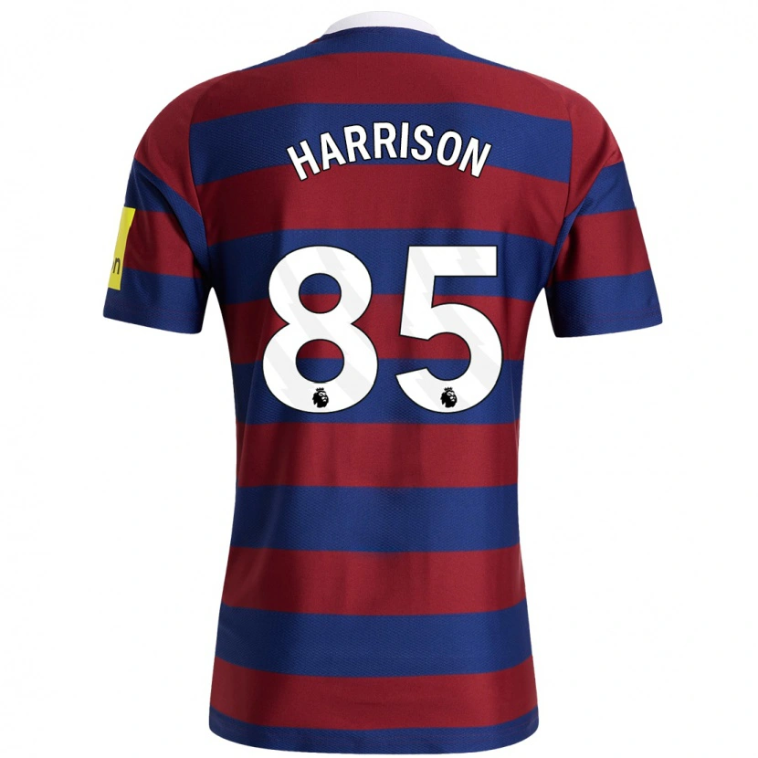 Danxen Hombre Camiseta Adam Harrison #85 Burdeos Azul Marino 2ª Equipación 2024/25 La Camisa México
