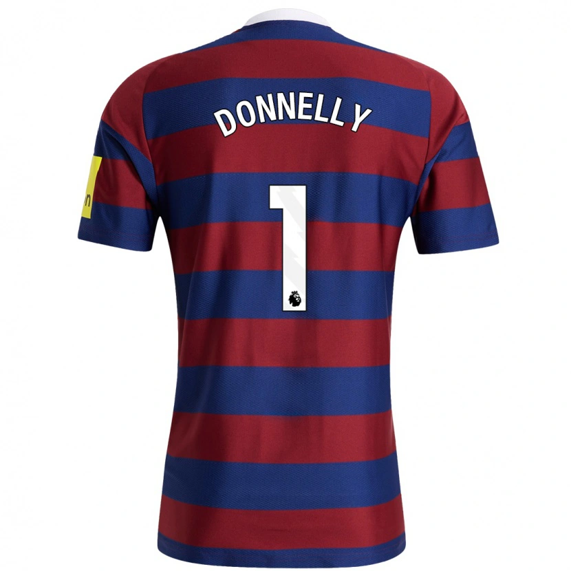 Danxen Hombre Camiseta Grace Donnelly #1 Burdeos Azul Marino 2ª Equipación 2024/25 La Camisa México