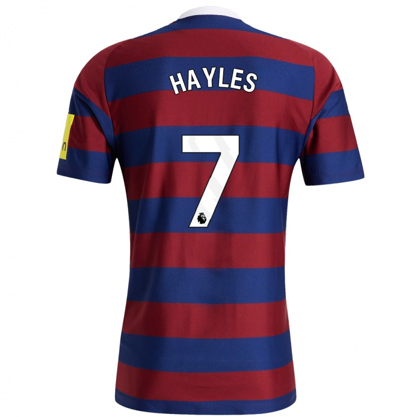Danxen Hombre Camiseta Shania Hayles #7 Burdeos Azul Marino 2ª Equipación 2024/25 La Camisa México
