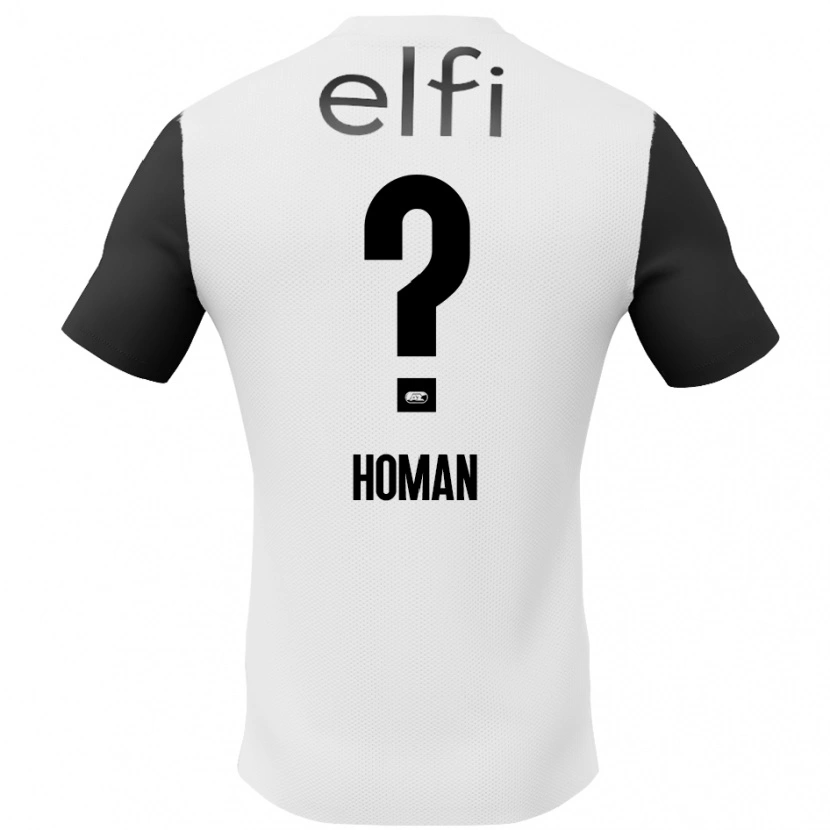 Danxen Hombre Camiseta Nick Homan #0 Blanco Negro 2ª Equipación 2024/25 La Camisa México
