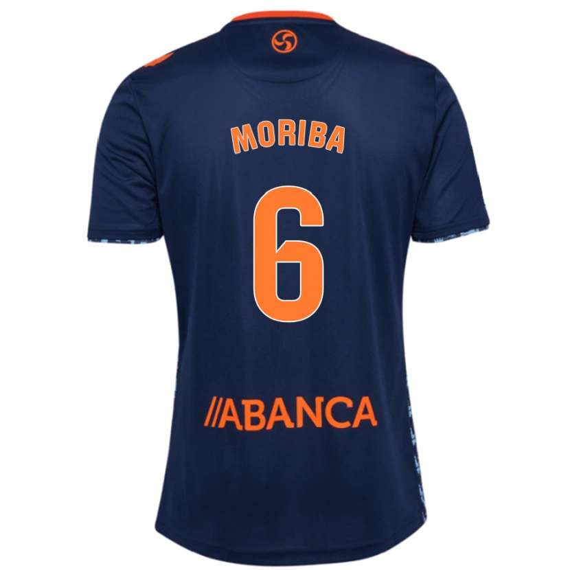 Danxen Hombre Camiseta Ilaix Moriba #6 Azul Marino 2ª Equipación 2024/25 La Camisa México