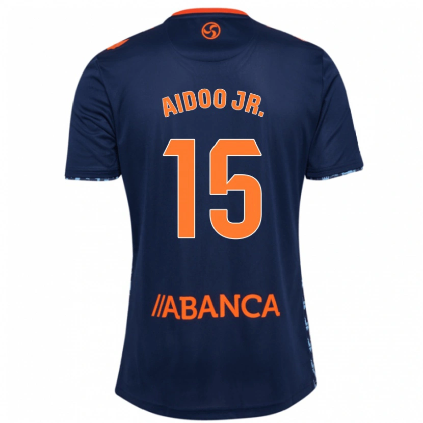 Danxen Hombre Camiseta Joseph Aidoo #15 Azul Marino 2ª Equipación 2024/25 La Camisa México