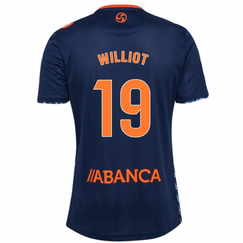 Danxen Hombre Camiseta Williot Swedberg #19 Azul Marino 2ª Equipación 2024/25 La Camisa México
