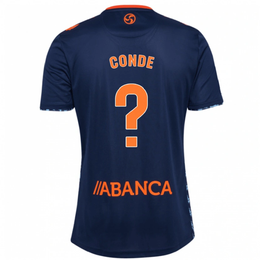 Danxen Hombre Camiseta Miguel Conde #0 Azul Marino 2ª Equipación 2024/25 La Camisa México