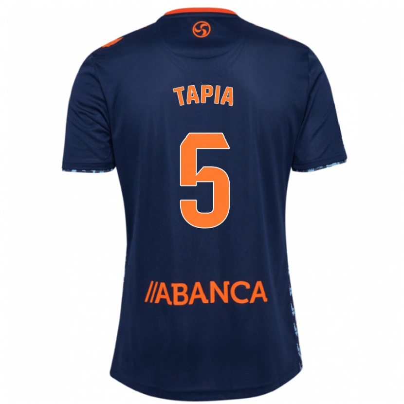 Danxen Hombre Camiseta Renato Tapia #5 Azul Marino 2ª Equipación 2024/25 La Camisa México