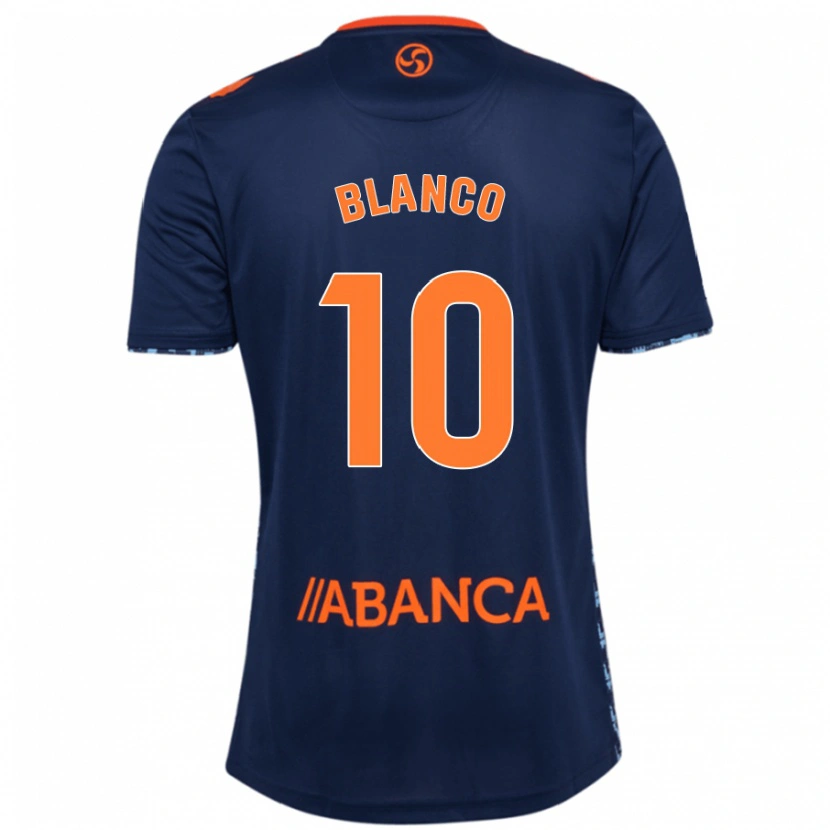 Danxen Hombre Camiseta Raúl Blanco #10 Azul Marino 2ª Equipación 2024/25 La Camisa México