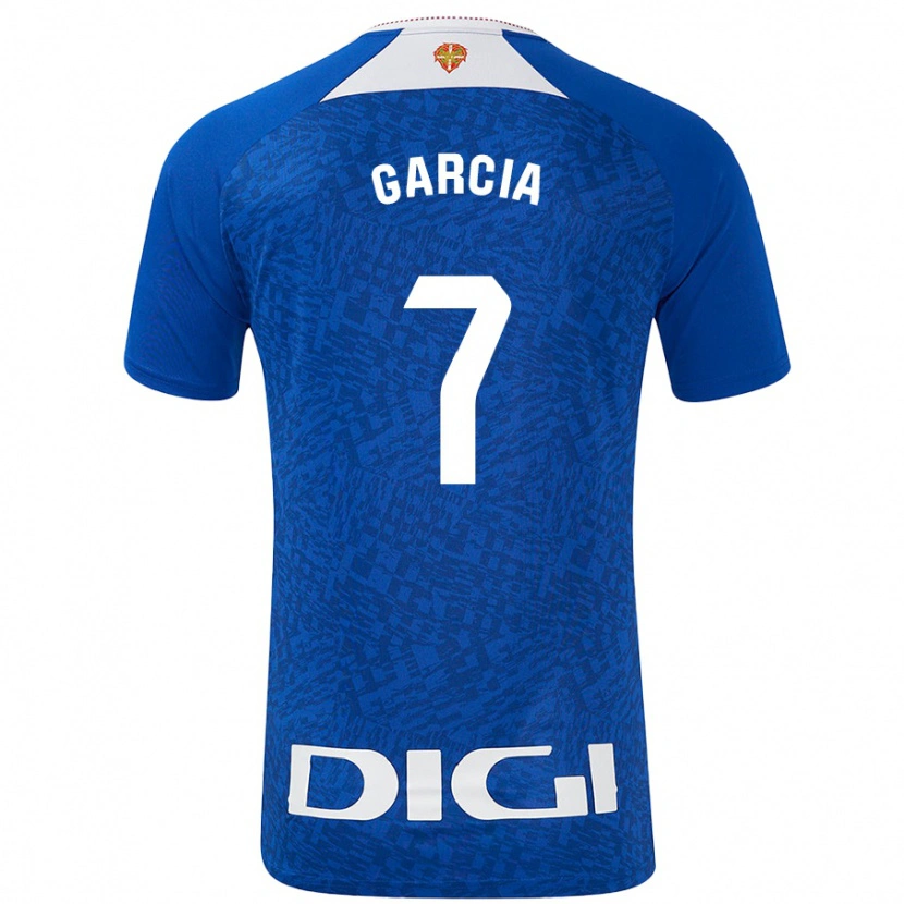 Danxen Hombre Camiseta Nahikari García #7 Azul Real 2ª Equipación 2024/25 La Camisa México