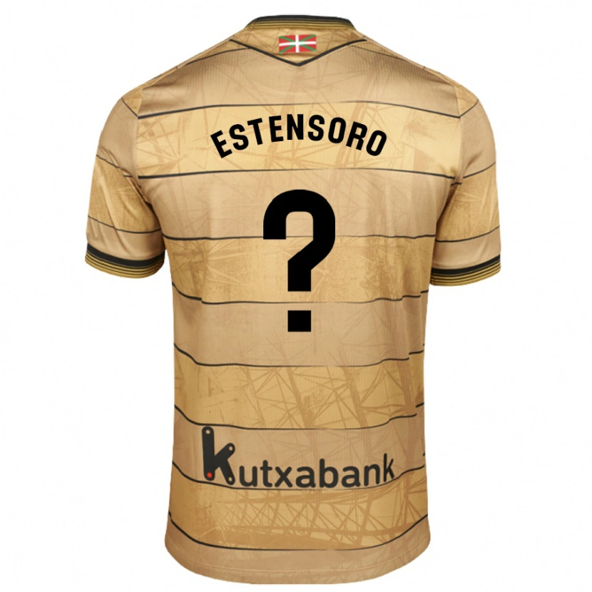 Danxen Hombre Camiseta Patxi Aizpurua #0 Marrón 2ª Equipación 2024/25 La Camisa México