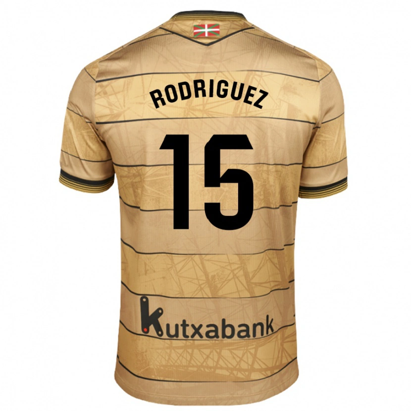 Danxen Hombre Camiseta Peru Rodríguez #15 Marrón 2ª Equipación 2024/25 La Camisa México