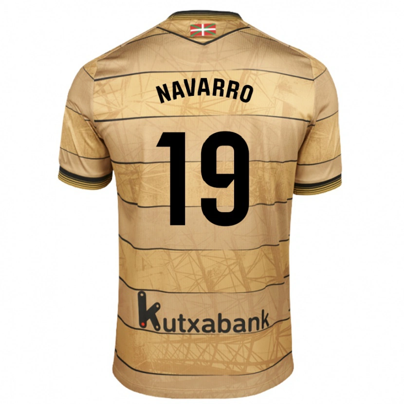 Danxen Hombre Camiseta Lorena Navarro #19 Marrón 2ª Equipación 2024/25 La Camisa México