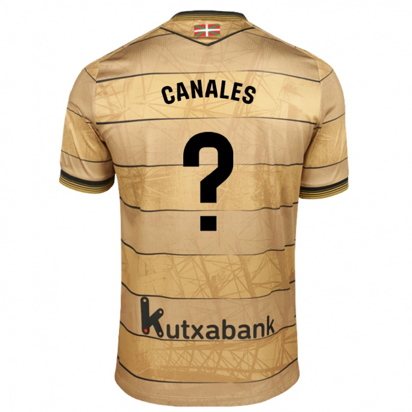 Danxen Hombre Camiseta Cristian Canales #0 Marrón 2ª Equipación 2024/25 La Camisa México