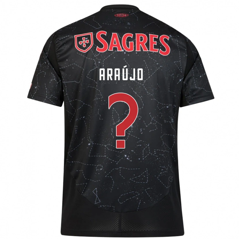 Danxen Hombre Camiseta Ismail Araújo #0 Negro Rojo 2ª Equipación 2024/25 La Camisa México