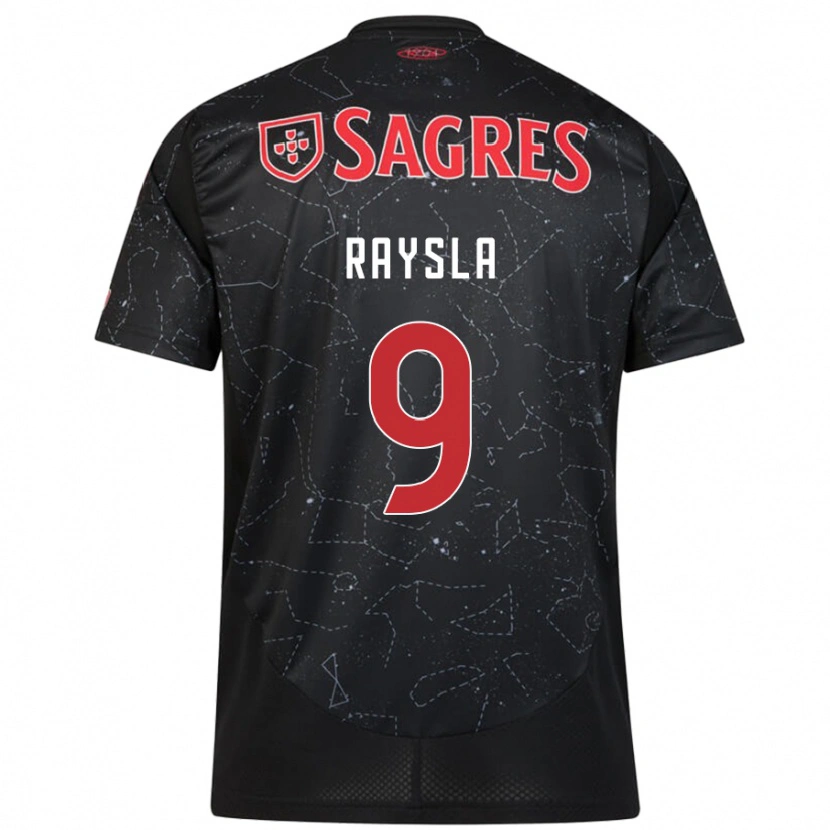 Danxen Hombre Camiseta Nycole Raysla #9 Negro Rojo 2ª Equipación 2024/25 La Camisa México