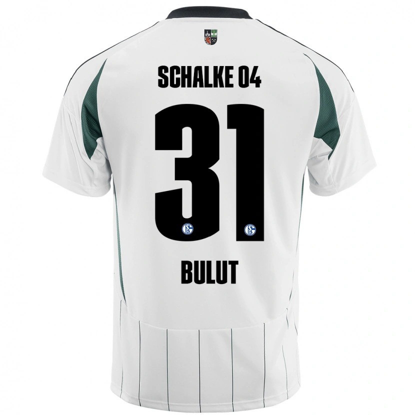 Danxen Hombre Camiseta Taylan Bulut #31 Blanco Verde 2ª Equipación 2024/25 La Camisa México