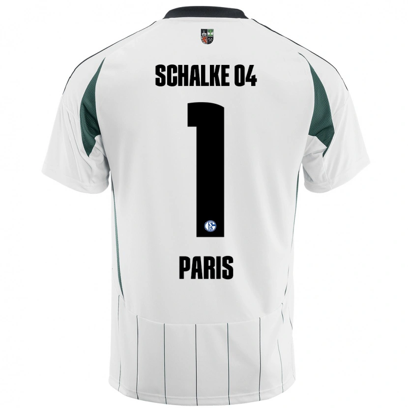 Danxen Hombre Camiseta Julius Paris #1 Blanco Verde 2ª Equipación 2024/25 La Camisa México