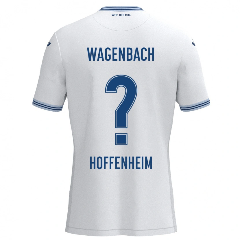 Danxen Hombre Camiseta Lion Wagenbach #0 Blanco Azul 2ª Equipación 2024/25 La Camisa México