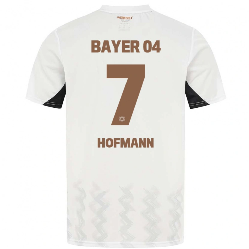 Danxen Hombre Camiseta Jonas Hofmann #7 Blanco Negro 2ª Equipación 2024/25 La Camisa México