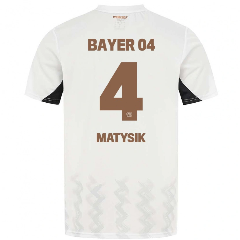 Danxen Hombre Camiseta Sylwia Matysik #4 Blanco Negro 2ª Equipación 2024/25 La Camisa México