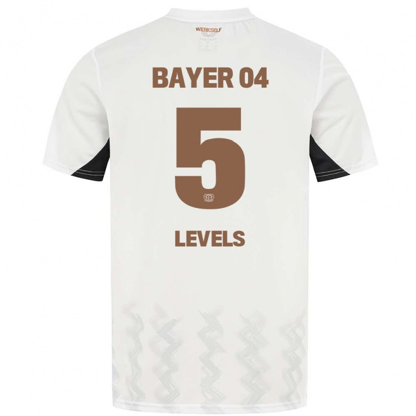 Danxen Hombre Camiseta Janou Levels #5 Blanco Negro 2ª Equipación 2024/25 La Camisa México