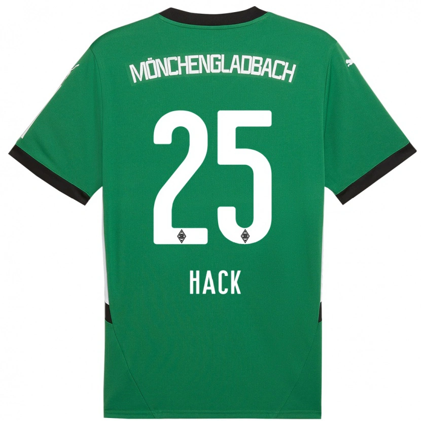 Danxen Hombre Camiseta Robin Hack #25 Verde Blanco 2ª Equipación 2024/25 La Camisa México