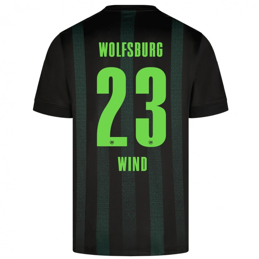 Danxen Hombre Camiseta Jonas Wind #23 Verde Oscuro 2ª Equipación 2024/25 La Camisa México