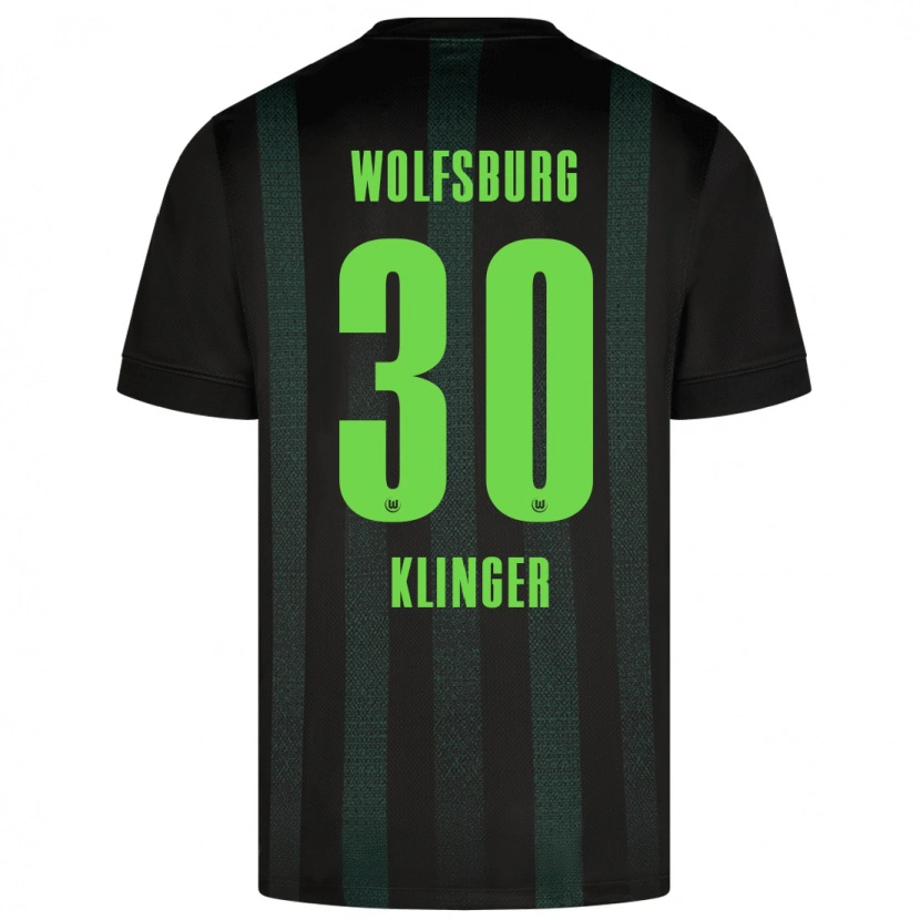 Danxen Hombre Camiseta Niklas Klinger #30 Verde Oscuro 2ª Equipación 2024/25 La Camisa México