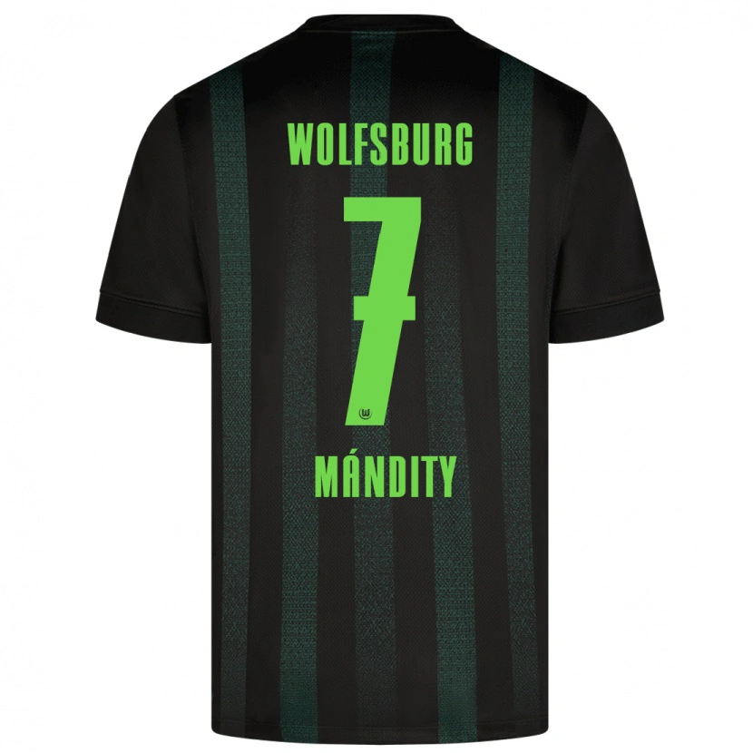 Danxen Hombre Camiseta Márkó Mándity #7 Verde Oscuro 2ª Equipación 2024/25 La Camisa México