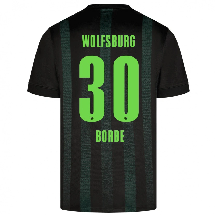 Danxen Hombre Camiseta Anneke Borbe #30 Verde Oscuro 2ª Equipación 2024/25 La Camisa México
