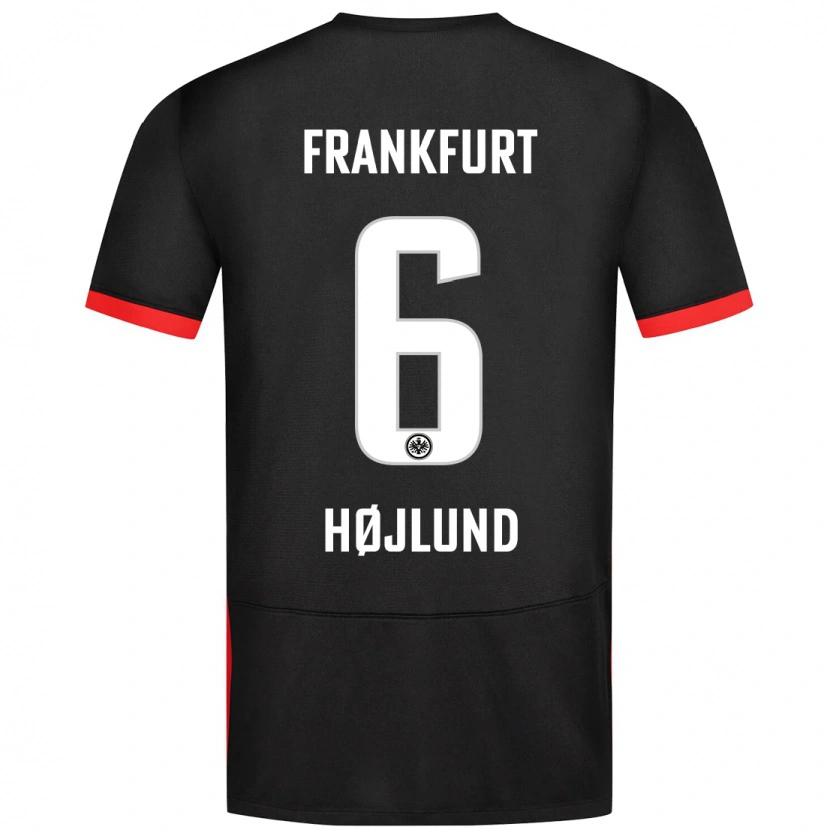 Danxen Hombre Camiseta Oscar Højlund #6 Negro 2ª Equipación 2024/25 La Camisa México