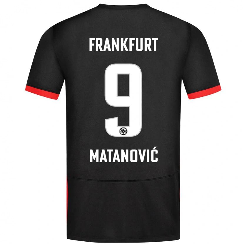 Danxen Hombre Camiseta Igor Matanovic #9 Negro 2ª Equipación 2024/25 La Camisa México