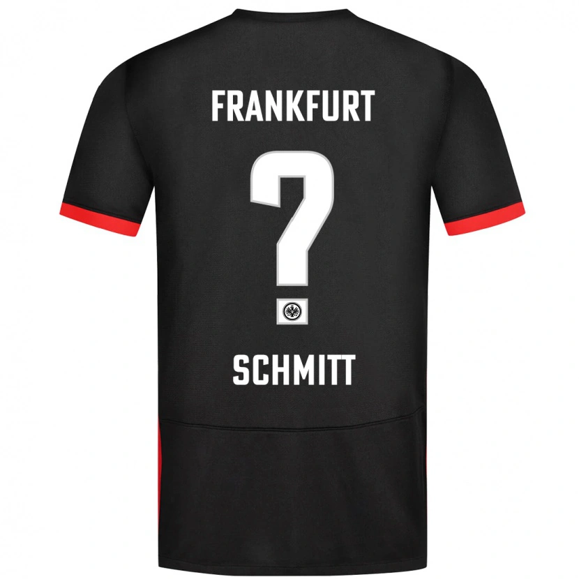 Danxen Hombre Camiseta Jonathan Schmitt #0 Negro 2ª Equipación 2024/25 La Camisa México