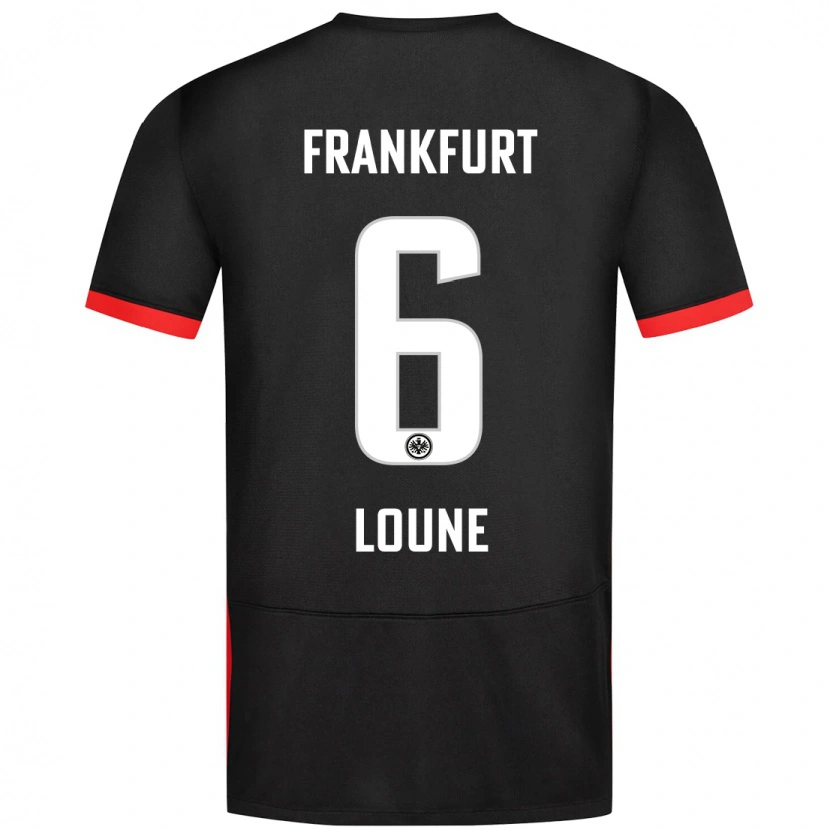 Danxen Hombre Camiseta Adam Loune #6 Negro 2ª Equipación 2024/25 La Camisa México