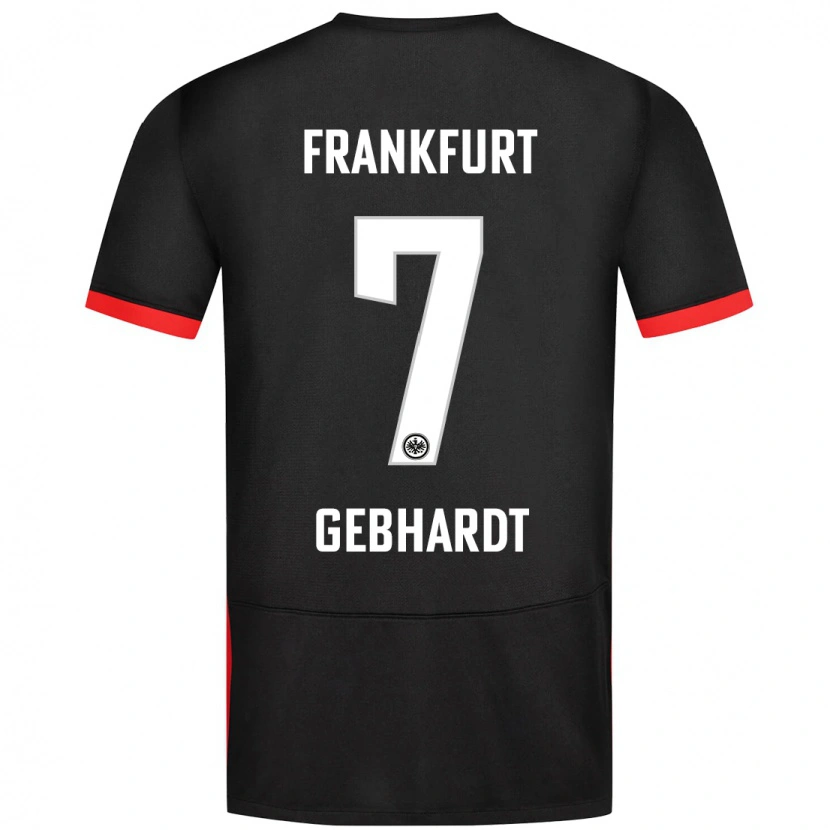 Danxen Hombre Camiseta Luca Gebhardt #7 Negro 2ª Equipación 2024/25 La Camisa México