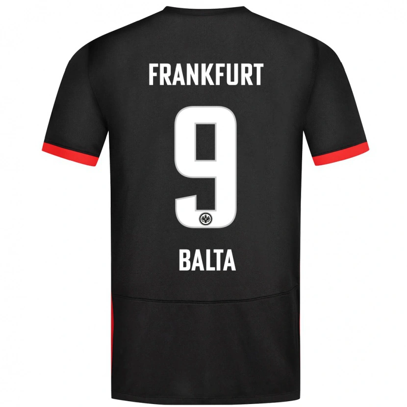 Danxen Hombre Camiseta Sahin Balta #9 Negro 2ª Equipación 2024/25 La Camisa México