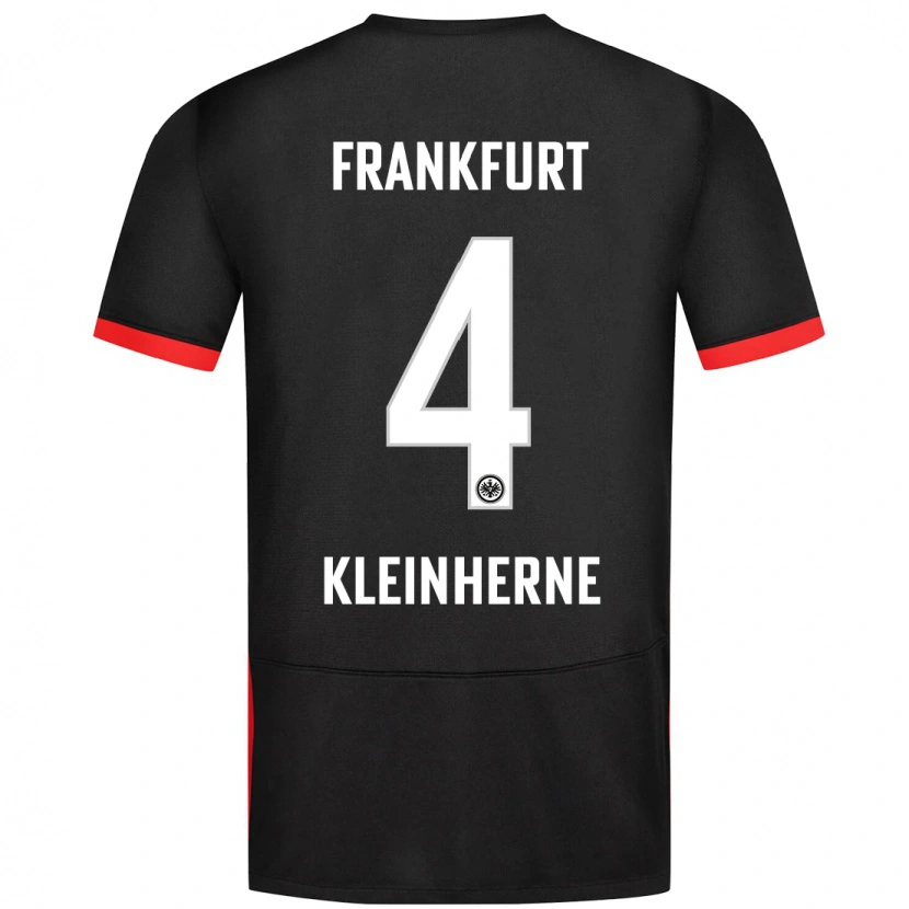 Danxen Hombre Camiseta Sophia Kleinherne #4 Negro 2ª Equipación 2024/25 La Camisa México