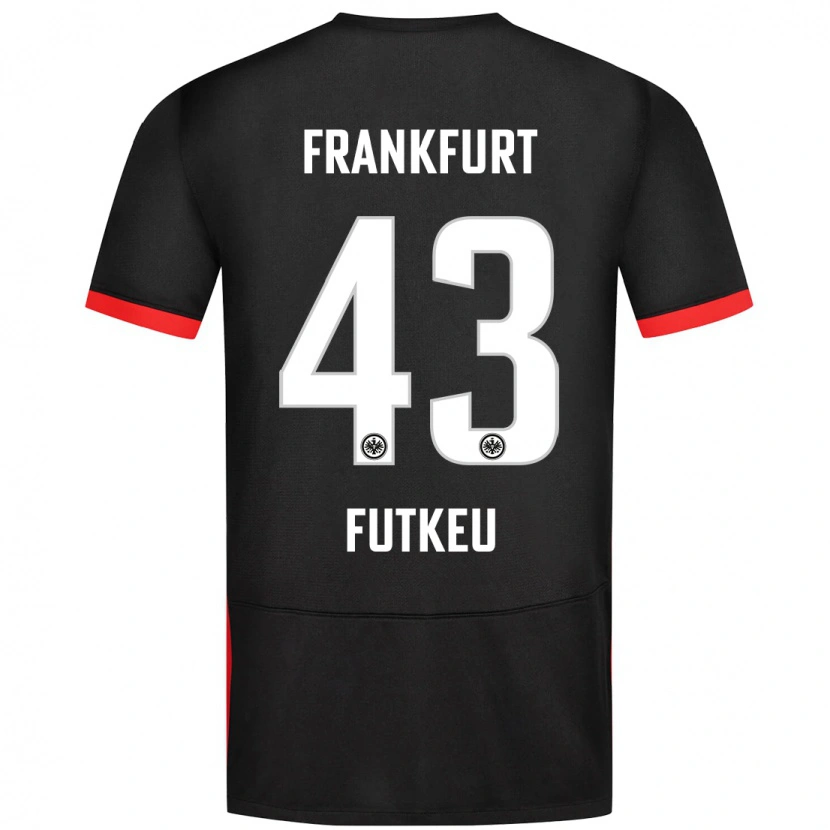 Danxen Hombre Camiseta Noel Futkeu #43 Negro 2ª Equipación 2024/25 La Camisa México