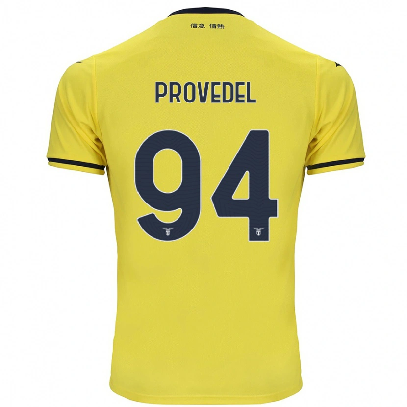 Danxen Hombre Camiseta Ivan Provedel #94 Amarillo 2ª Equipación 2024/25 La Camisa México
